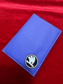 Resim ATTA PAZARLAMA Kabartmalı Pleksi Mavi Deri Skoda Markalı Ruhsatlık, Ruhsat Kılıfı, Ruhsat Cüzdanı, Ruhsat Kabı 
