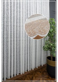 Resim Evdepo Home Sarmaşık Kullanıma Hazır Tül Perde 
