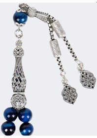 Resim Fenerbahçe HA503TCS04 Kaplangözü Doğaltaş Tespih Lacivert 