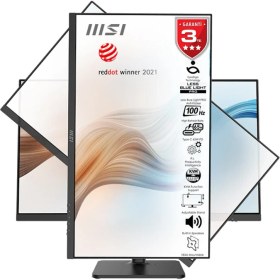 Resim MSI 27" MODERN MD272XP 1920x1080 (FHD) 16:9 FLAT IPS 100HZ 1MS FREESYNC PIVOT TYPE-C MONITOR 