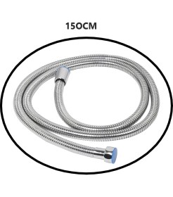 Resim Faumix Lily Beyaz Renkli 3 Fonksiyonlu Mafsallı El Duş Seti 