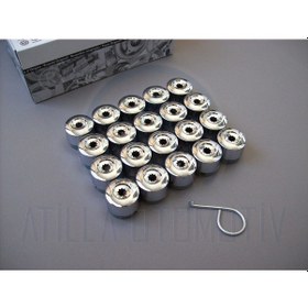 Resim 20 x VW AMAROK 2010-2018 BİJON KAPAK SETİ KROM 19MM. 