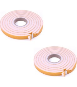 Resim Uray Home Kapı Sünger Bandı, Rüzgar Önleyici Izolasyon Bant, 19MM x 9mm x 2.5mt (4) 