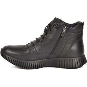 Resim Venüs 25405001k Kadın Hakiki Deri Lastikli Comfort Kısa Günlük Bot Siyah 