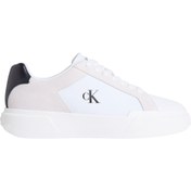 Resim Calvin Klein Chunky Cupsole Laceup Lth Mix Beyaz Erkek Sneaker 