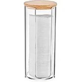 Resim Up Ahşap Kapak Disk Pamukluk Organizeri 