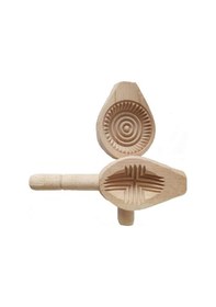 Resim Ahşap Kömbe Kerebiç Pasta Kalıbı 4 Adet Kömbe-Kalıbı 