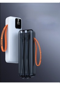 Resim Kendinden Kablolu 30.000 Mah Powerbankk 