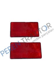 Resim Peren Traktör 2'li Dikdörtgen Büyük Kedi Gözü 