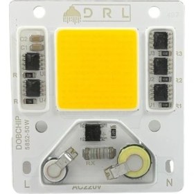 Resim 220 Volt 50WATT Cob LED Gün Işığı 220 V 50W Projektör Ledi 