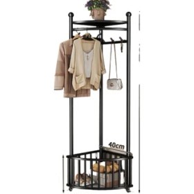 Resim Qqtabc Alan Kullanımı Köşe Portmanto Zeminden Tavana (Yurt Dışından) 