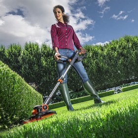 Resim WORX WG163E.2 20Volt 2.0Ah. Li-ion 30cm Profesyonel Teleskobik Misinalı Çim ve Kenar Kesme 