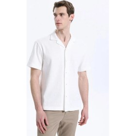 Resim gmg firenze Gmg Fırenze Ekru Erkek Apaş Regular Fit Gömlek GU26MSS02203 