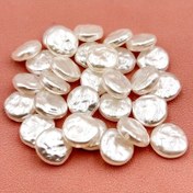 Resim 30 Adet Barok Retro Düz Delikli Yuvarlak Düz Yüzey 