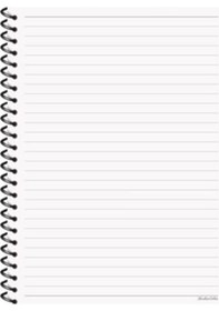 Resim Çizgili Defter 16.5x22.5 