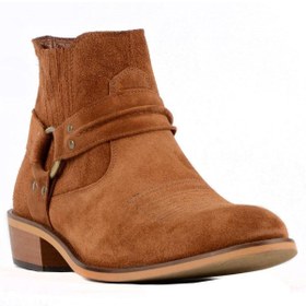 Resim FootCourt Taba Süet Erkek Kovboy Botu (GRİNGO) 