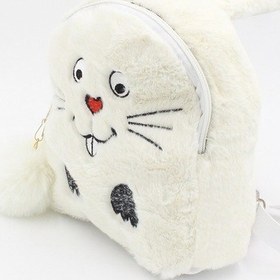 Resim Chantaky 039 3000 Peluş Tavşan Çocuk Sırt Çantası Beyaz 
