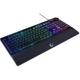 Resim Rampage Kb-gx65 Sımula Siyah Usb Rgb Aydınlatmalı 4 Makro Tuşlu Bilek Destekli Oyuncu Klavyesi Klasik 