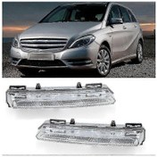 Resim Mercedes Ab Sınıfı W176 W246 İçin Led Drl Gündüz Farı. 