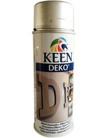 Resim Keen Deko Sprey Boya 400Ml 15011 Bronz Gümüş 