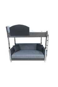 Resim SHOW Ran-ka Ranza Kanepe Baza 3 Ürün Bir Arada Gri 