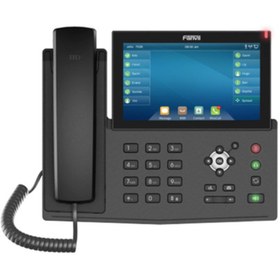 Resim Fanvil X7 Dokunmatik Ekran Ip Telefon Masaüstü Telefon Çağrı Merkezi Telefonu 