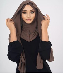 Resim Asugold Hazır Başörtüsü Ve Balaklava Altına Takılan Sonbahar Terliği 230442261 KAhverengi 