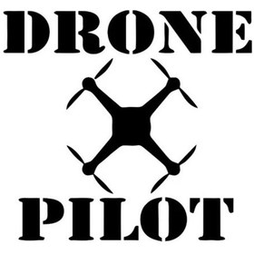 Resim Dron Pilot Logo Oto-motor-laptop-dekor Sticker 20 X 26 Cm 