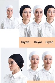 Resim İSTANBULSTYLEMODA Düz Dikişsiz Penye Bone 