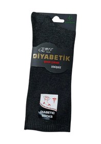 Resim Emre Erkek Diyabetik Bambu Çorap 6 Adet Asorti 