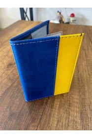 Resim EFE DERİ Şeritli Deri Araç Ruhsat Kılıfı Kabı Ruhsatlık Ruhsat Koruyucu 