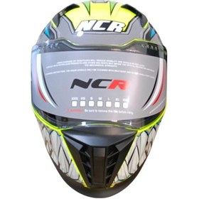 Resim Ncr Kapalı Visörlü M69 Ece22-06 Belgeli Kapalı Kask Sarı 