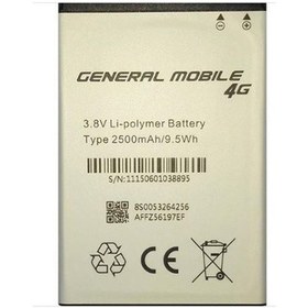 Resim General Mobile Discovery 4g 2500 Mah Batarya Pil 