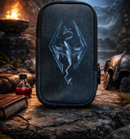 Resim esdekor Hori Skyrim Limited Edition Bethesda Nintendo Switch Uyumlu Konsol Aksesuar Kılıf Resmi 1 Adet 
