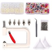 Resim El Tipi Inci Çakma Makinası Boncuk Çakım Aparatı 1000 Adet İnci 