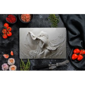 Resim Saban 30x40cm - Tablo Desenli - Cam Kesme Tahtası 