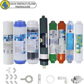 Resim Pemax Water Solutions Purefer Açık Kasa Çift Karbonlu Sertifikalı 8'li Platinium Mebran Mineral-Alkalili-Detox 