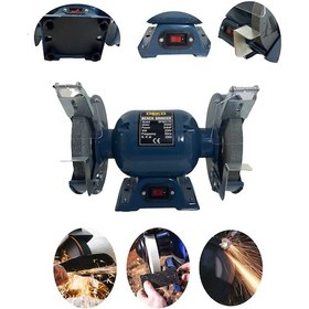 Resim Deko Turkey Bg175 175 Mm 550 W Çark Taşı Tezgah Üstü Taş Motoru 