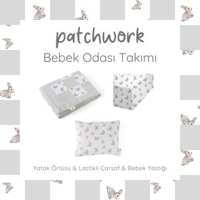 Resim Patchwork Bebek Odası Takımı - Iconique Lapin 
