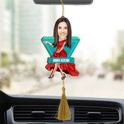 Resim Kişiye Özel Tangocu Kız Araba Süsü 