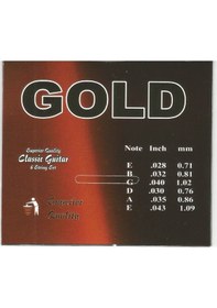 Resim Gold Marka Profesyonel Klasik Gitar Teli Takım 