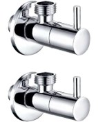 Resim Viosa VİOSA Krom Kaplama Çubuk Kol Taharet Musluğu Ara Musluk 2'li 