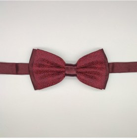 Resim Mordino Bordo Düğün Papyon Bordo 