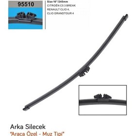 Resim Rbw 95510 Renault Clio 4 2012- Arka Muz Silecek 