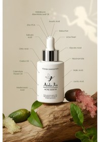 Resim Aida Jia Salisilik Asit ve Glikolik Asit İçerikli Akne Komedon Siyah Nokta Karşıtı Serum 30 ML 