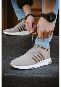 Resim Cbm 4025 Şeritli Hafif Günlük Yürüyüş Koşu Fileli Erkek Sneaker 001 