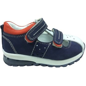 Resim Ortopedikal Minno Kids Erkek Çocuk Sandalet % 100 Deri Ortopedik (432891765) Lacivert 
