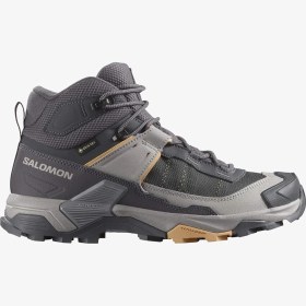 Resim Salomon X Ultra 5 Mıd Gore-tex Nine Iron/gull/soft Clay Kdn Bot L47754500 Koyu Gri 
