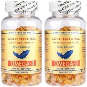 Resim Gold Natural Omega 3 Balık Yağı 1000 Mg 2X200 Softgel 12 