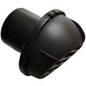 Resim 75mm/60mm/42mm Havalandırma Çıkışı Havalandırma Siyah Bağlantı Parçaları 42mm 